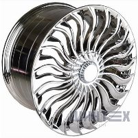 Replica Mansory 231 8x18 5x120 ET30 DIA72.6 Chrom